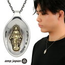 amp japan アンプジャパン NCAJ-100 スプーン マリア ネックレス (チェーン付き) ペンダント シルバー 聖母マリア 銀食器 カトラリー 金 ゴールド ブランド ヴィンテージ メンズ レディース 男性 女性 彼氏 彼女 ユニセックス 誕生日 記念日 プレゼント 人気 おしゃれ