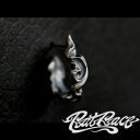 RAT RACE ラットレース ライズフレアフープピアス L シルバーピアス 片耳 1P フレア ピアス メンズ 炎 火 フープピアス ハーフフープピアス 片耳...