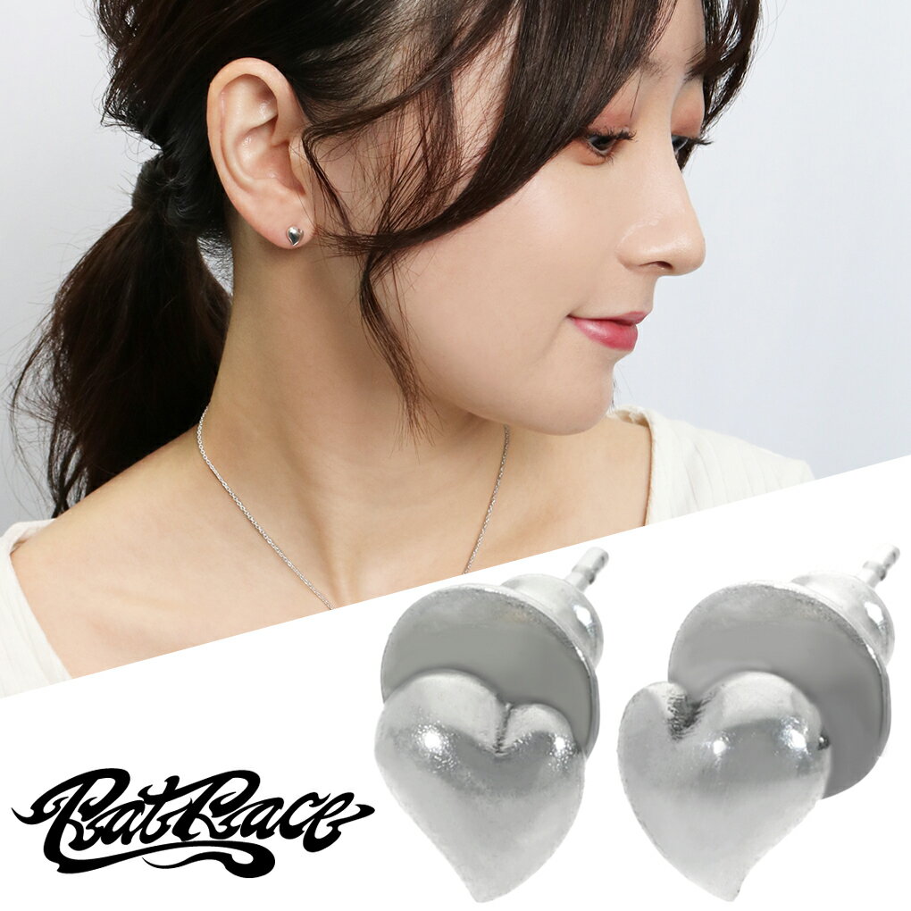 RAT RACE ラットレース R.L.D Bling Heart Pierce ブリングハートピアス シルバー ピアス ハート シルバーピアス 片耳 片耳用 ...
