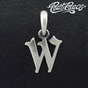 RAT RACE ラットレース R.A.W ロワーケーストップ w イニシャル ペンダントトップ チェーンなし アルファベット トップ ネックレストップ シルバ...