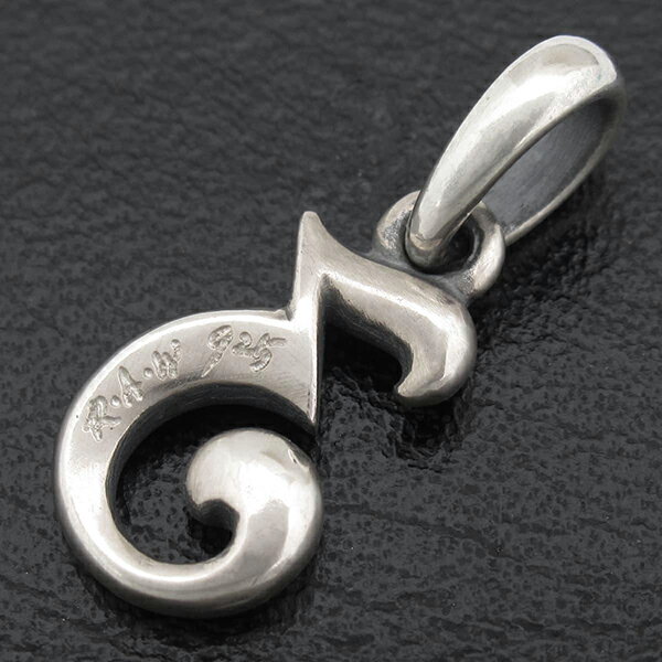 RAT RACE ラットレース R.A.W ナンバートップ 3 数字 ペンダントトップ チェーンなし Sサイズ ナンバー トップ ヘッド ネックレストップ シルバー ペンダント 小さめ 三 シルバーアクセサリー メンズ シルバー925 ブランド ネックレス おしゃれ