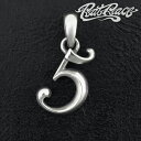 RAT RACE ラットレース R.A.W ナンバートップ 5 数字 ペンダントトップ チェーンなし ナンバー トップ ヘッド ネックレストップ 五 シルバー ...