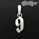RAT RACE ラットレース R.A.W ナンバートップ 9 数字 ペンダントトップ チェーンなし Sサイズ ナンバー トップ ヘッド ネックレストップ シル...