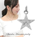 ステンレス ハワイアンジュエリー スター ペンダントトップ (チェーン無し) ネックレス サージカルステンレス 金属アレルギーフリー ニッケルフリー ハワイアン...