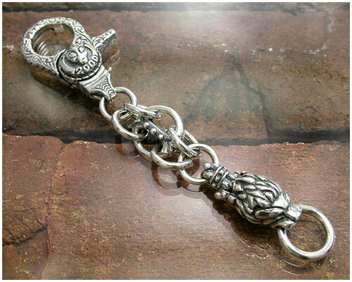 ライオン シルバーキーチェーン プレゼント 人気 おしゃれ