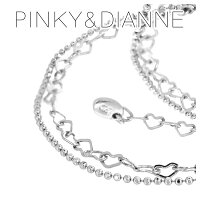 ピンキー&ダイアン ハートチェーン シルバーブレスレット ピンキーアンドダイアン PINKY&DIANNE ブレスレット レディース 女性 プレゼント 誕生日 記念日 ジュエリー ブランド 人気 彼女 かわいい おしゃれ