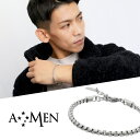 AMEN アメン 甲丸ベネチアン サージカルステンレス ブレスレット 18〜21cm ブランド ステンレス 大きいサイズ ベネチアン ボックス チェーン 鎖 シ...