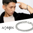 AMEN アメン ダブル喜平チェーン サージカルステンレス ブレスレット 21.5cm ブランド ステンレス 大きいサイズ ダブル喜平 喜平 キヘイ チェーン ...
