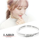 LAIRD レアド 天然 ダイヤモンド スリット カーブ ステンレス レディース リング 7~13号 サージカルステンレス 金属アレルギーフリー 指輪 シンプル レディースリング 女性 彼女 妻 記念日 誕生日 ブランド ギフト プレゼント 人気 きれい 上品 大人 普段使い 日本製