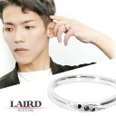 LAIRD レアド 天然 ダイヤモンド スリット カーブ ステンレス メンズ リング 15〜21号 サージカルステンレス 金属アレルギーフリー 指輪 シンプル ...