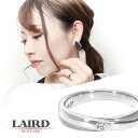 LAIRD レアド 天然 ダイヤモンド サンド クロスライン ステンレス レディース リング 7~13号 サージカルステンレス 金属アレルギーフリー 指輪 シンプル レディースリング 女性 彼女 妻 記念日 誕生日 ブランド ギフト プレゼント 人気 きれい 上品 大人 普段使い 日本製