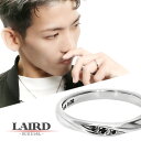 LAIRD レアド 天然 ダイヤモンド ツイスト スリット ステンレス メンズ リング 15〜21号 サージカルステンレス 金属アレルギーフリー 指輪 シンプル...