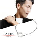 LAIRD レアド 天然 ダイヤモンド リング ステンレス メンズブレスレット 金属アレルギーフリー ブレスレット ブレス 腕輪 アクセサリー シンプル サーク...