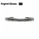 ArgentGleam LT アージェントグリーム LT シルバー925 バングル Pyramid Studs Plain Bangle LTB-049 ブラン...