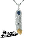 アルテミスクラシック イカロスフェザーペンダント ラージ Artemis Classic ネックレス シルバー925 メンズネックレス シルバーネックレス フェ...