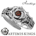 アルテミスキングス シルバーアクセサリー メンズ Artemis Kings クリムゾン ローズ リング フリーサイズ アルテミスキングス バラ 薔薇 メンズ レディース 男性用 女性用 銀指輪 メンズリング 男性用指輪 ブランド プレゼント 人気 かわいい おしゃれ