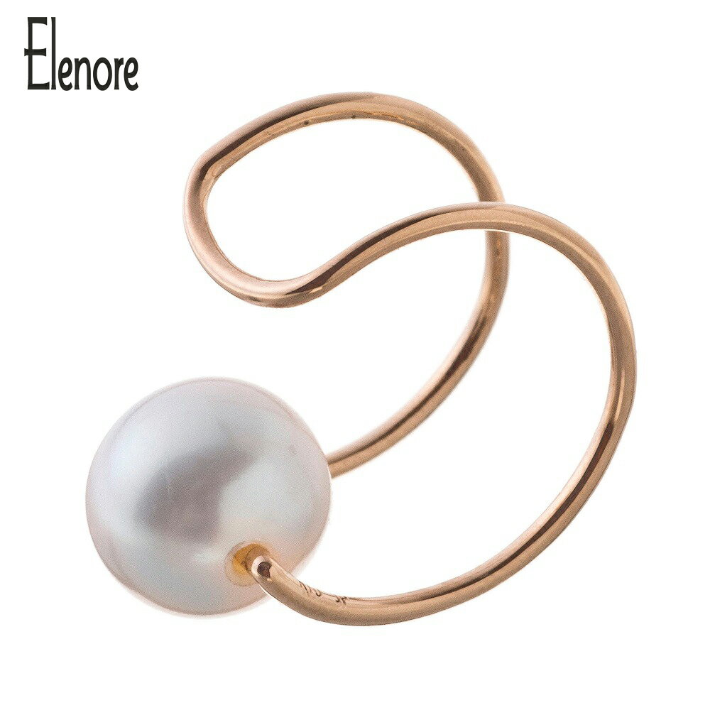 Elenore Jewelry 10金ラージパールイヤカフ エレノアジュエリー モード K10 イヤ