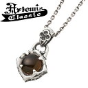アルテミスクラシック ラウンドアンバーペンダント Artemis Classic チェーンなし シルバーペンダント アンバー 琥珀 ラウンド 天然石 ペンダント...