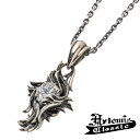 アルテミスクラシック フレアペンダント Artemis Classic チェーン付 シルバーネックレス フレア 炎 ネックレス 一粒石 ジルコニア クリア 白 ...