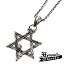 アルテミスクラシック アンティークヘキサグラムペンダント Artemis Classic チェーン付 シルバーネックレス スター 星 ヘキサグラム 六芒星 ネッ...