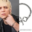 アルテミスキングス メメントモリ スカル ブレスレット シルバー925 シルバーアクセサリー シルバーブレスレット マンテル 髑髏 ドクロ 頭蓋骨 ゴシック ハ...