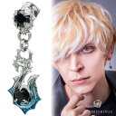 アルテミスキングス ARTEMISKINGS 青彩 フィッシュフック ピアス 1P 片耳用 シルバー 釣り針 ハワイアン モチーフ ブランド ブラックジルコニア...