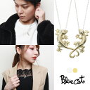 Blue Cat ヤモリ ハート ペアネックレス ペアペンダント シルバー925 ゴールド ネックレス ペア セット おそろい お揃い ゴールド トカゲ ゲッコー 爬虫類 動物 メンズ レディース 男性 女性 彼氏 彼女 恋人 夫婦 誕生日 記念日 プレゼント おすすめ ブランド(4)