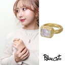 Blue Cat レインボームーンストーン ゴールド リング 指輪 9〜15号 シルバー925 6月 誕生石 金 金色 印台リング 存在感 アンティーク 大人 ...