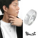Blue Cat つや消し スクラッチ模様 リング 指輪 13〜21号 シルバー925 シルバー 銀 シンプル 無骨 存在感 かっこいい スタイリッシュ 大人 ...