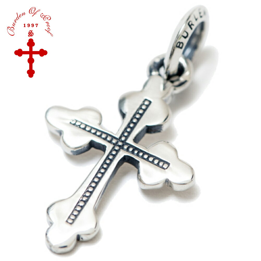 BURDEN OF PROOF ミルグレイン クローバー クロス ペンダントトップ チェーンなし ペンダント トップ ..