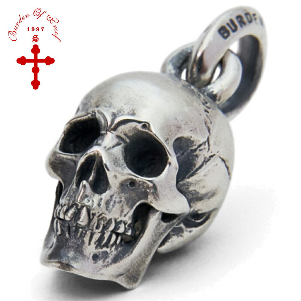BURDEN OF PROOF マカダミア スカル 2023 フルフェイス ペンダントトップ チェーンなし ペンダント トップ ヘッド シルバー 925 ドクロ 髑髏 骸骨 立体 リアル メンズ 男性 彼氏 夫 旦那 誕生日 記念日 ブランド プレゼント 人気 おしゃれ ゴシック アンティーク ホラー