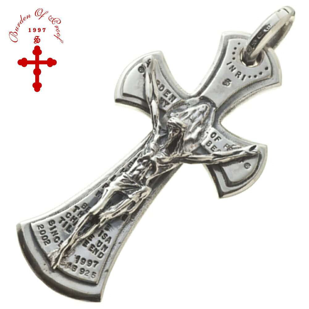 BURDEN OF PROOF ジーザス マリア クロス ペンダント ペンダントトップ チェーンなし トップ ヘッド シ..