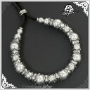 GIGOR ジゴロウ ネイシスレザーブレスレット 15cm〜19cm シルバー925 シルバー メンズ ブランド レザー ブレスレット 男性 アクセサリー SC...