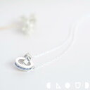Cloud Jewely アクアマリン リング ネックレス シルバー925 クラウドジュエリー セント アクアマリン リング ダブル アクセント シルバー ボリューム 存在感 上品 クール リングネックレス シルバー925 光沢感 デコルテ 鏡面仕上げ チェーン アクア ダブルリング