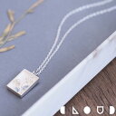 Cloud Jewely Pearl flower フレーム ネックレス シルバー925 クラウドジュエリー カラフル アクセント 淡水 ジルコニア ネックレス セント ブック シンプル アート マリン フラワー フレーム アクアマリン ペンダント シルバー925 華やか シルバー パール チェーン