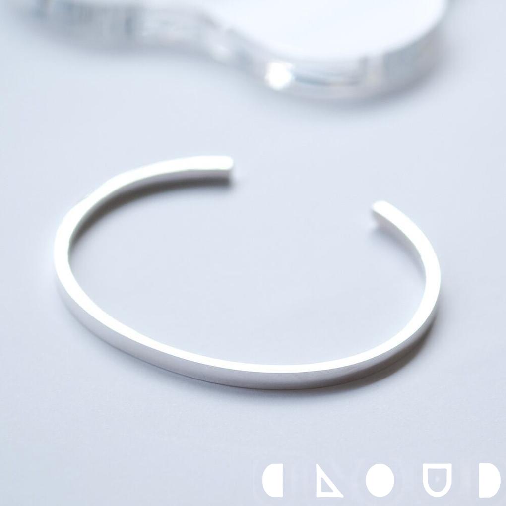 Cloud Jewely Simple Х󥰥 С925 饦ɥ奨꡼ ץ졼 ֥쥹å  ץ С Ťդ С925...