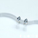 Cloud Jewely アクアマリン しずく ピアス イヤリング シルバー925 クラウドジュエリー リング ドロップ シルバー シルエット マリン しずく 存在感 シルバー925 ドロップ型 さりげない アクアマリン ジュエリー アクア イヤリング シャープ シンプル 金具 ポストタイプ