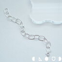 Cloud Jewlry スクエア チェーン ブレスレット シルバー925 クラウドジュエリー チェーン ブレスレット スクエア 重ね付け スクエア型 ミニマルなデザイン ジュエリー シルバー925 シルバー バングル リング チェーンブレス チェーンブレスレット