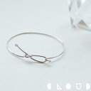 Cloud Jewlry リボン 結び フック バングル シルバー925 クラウドジュエリー リボン結び ジュエリー ボリューム感 細身 シルバー ジルコニア シルバー925 シンプル 存在感 小粒 リボン型 ボリューム バングル 重ね付け リボン