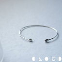 Cloud Jewely 雫 オープン バングル シルバー925 クラウドジュエリー ジュエリー ボリューム 立体 鏡面仕上げ 立体的 オープン ボリューム感 ...