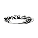 DEAL DESIGN ディールデザイン REVERSE TWIST RING 3mm リング 5～23号 シルバー 指輪 シルバー950 ギフト シルバーアクセサリー 銀 波 ウェーブ シルバーリング メンズリング メンズ レディース 彼氏 彼女 ロック バイカー 人気 老舗 国産 ブランド