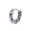 DEAL DESIGN ディールデザイン RT:LOCK HOOP シルバー フープピアス 1P 片耳用 シルバーピアス フープ ピアス シルバー950 ウェー...