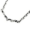 DEAL DESIGN ディールデザイン Vフローラル チョーカー シルバー ネックレス ペンダント シルバー925 ギフト シルバーアクセサリー 銀 メンズ ...