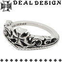 DEAL DESIGN ディールデザイン ゲートティアラリング:クロス 3号~23号 シルバーリング 指輪 シルバー925 メンズ レディース ブランド DEALDESIGN ロック パンク ティアラ クロス 十字 アイアンクロス ロゴ エッジ シャープ 人気 おしゃれ