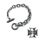 DEAL DESIGN ディールデザイン グラデーションリンクブレス ブレスレット シルバーブレス シルバー925 メンズ 精巧 荘厳 彫刻 グラデ 小豆 パー...