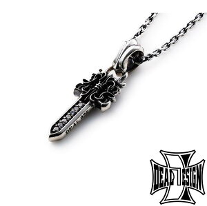 DEAL DESIGN ディールデザイン KGダガー with stone スモール トップ ヘッド ペンダントトップ ペンダント ネックレス シルバー925 メンズ 荘厳 華やか チェーン ストーン ペンダント ダガー キング カットストーン スモール 彫刻 ペンダントトップ トップ キングゲート