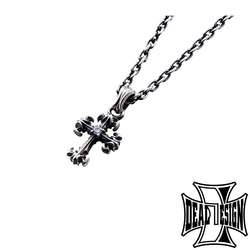 DEAL DESIGN ディールデザイン GLクロスXXS トップ ヘッド ペンダントトップ ペンダント ネックレス シルバー925 メンズ ライン ラグジュアリー チャーム ストーン クロス シャープ