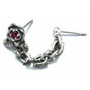 DEAL DESIGN ディールデザイン チェーンローズ ピアス DEAL TEARS メンズアクセサリー ロック ギフト シルバー925 シルバーアクセサリー...