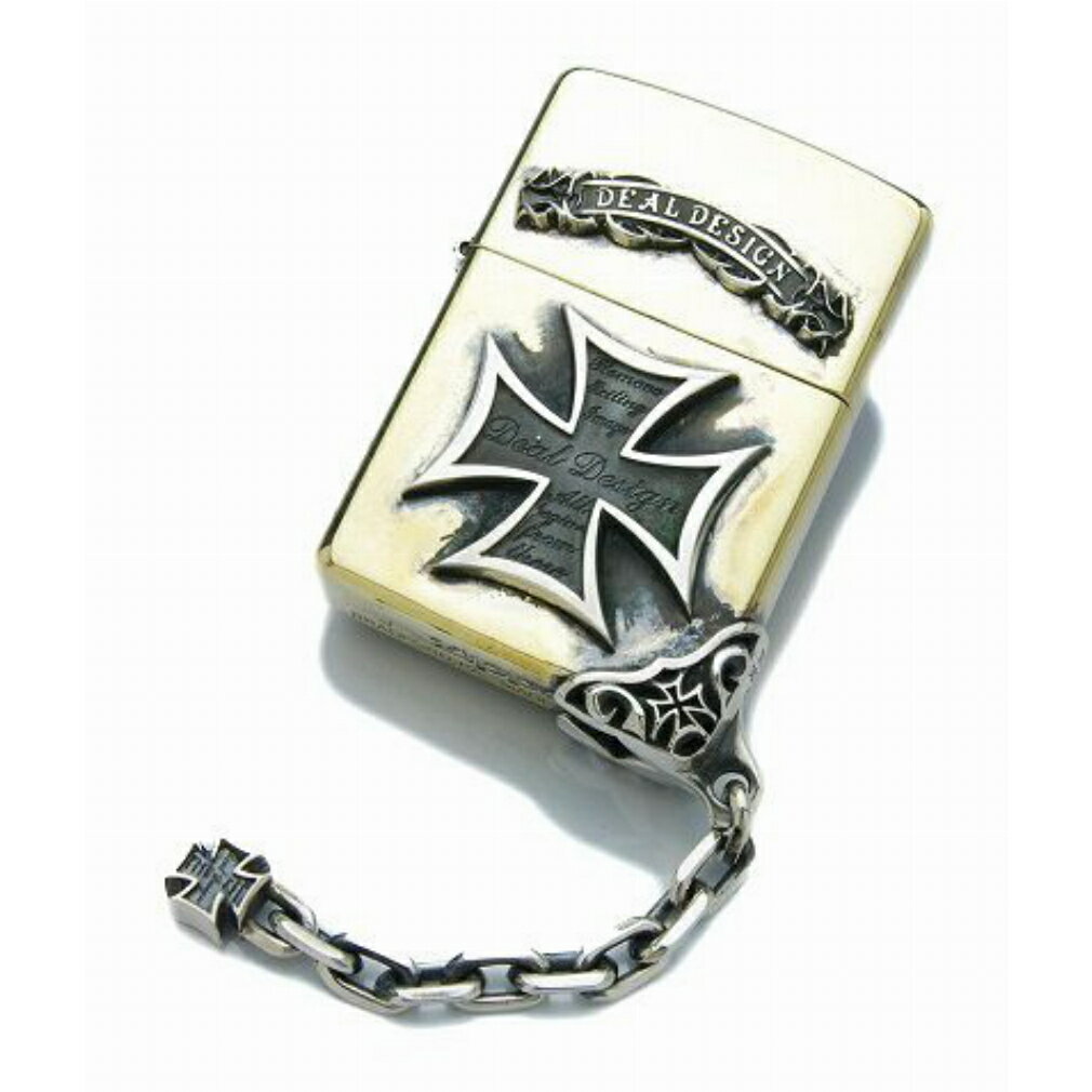 DEAL DESIGN ディールデザイン カスタムZIPPO アイアンクロス ライター メンズアクセサリー レディースアクセサリー ギフト シルバー925 シル...