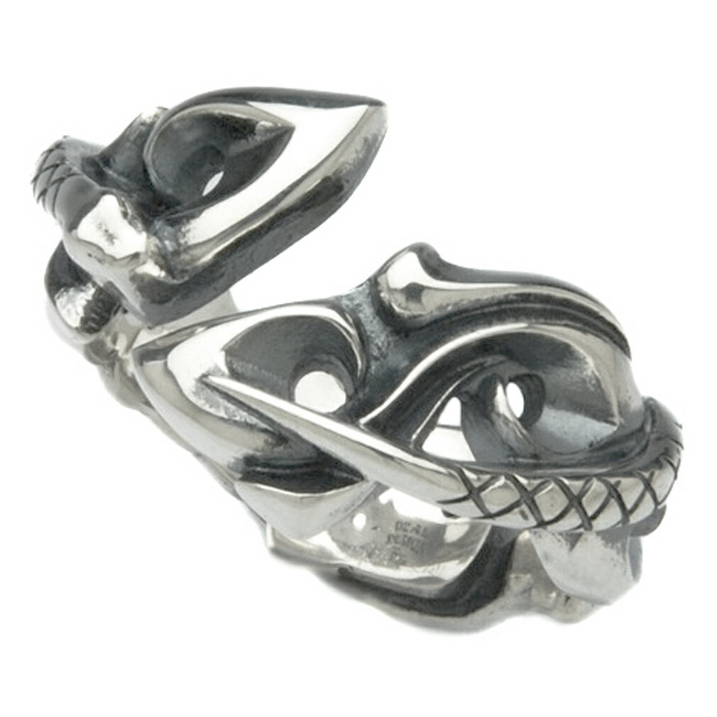 DEAL DESIGN ディールデザイン トライブスネーク リング(フリーサイズ) トライバル 蛇 ヘビ シルバー925 シルバーアクセサリー 銀 SV925 スターリングシルバー 指輪 シルバーリング 銀指輪 メンズリング レディースリング ロック バイカー 老舗ブランド 有名ブランド 人気